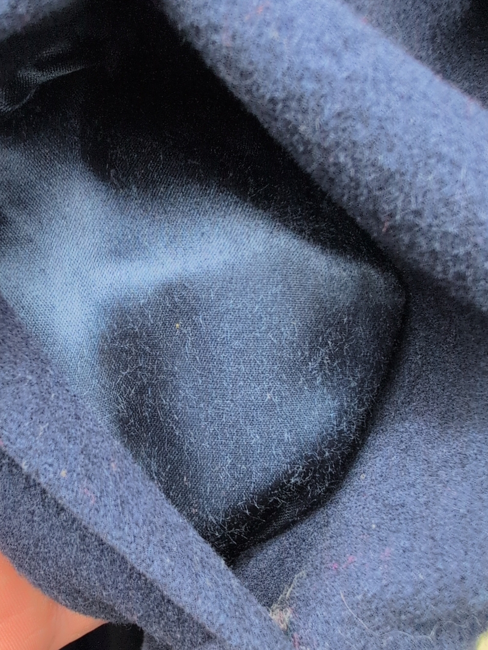 Vtg Pendleton Overcoat Womens 16 Blue Virgin Wool Double Breasted Trench USA - Picture 7 of 13